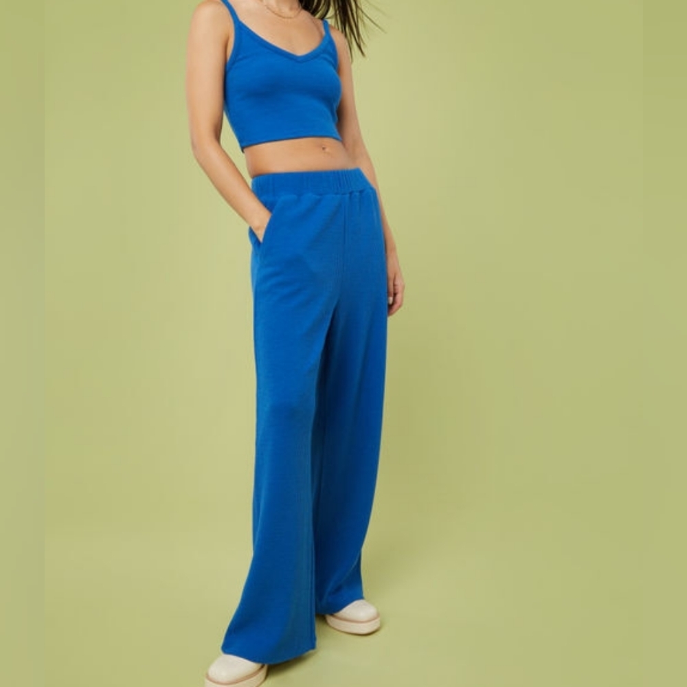 Oak & Fort Ribbed Knit Pant Size small